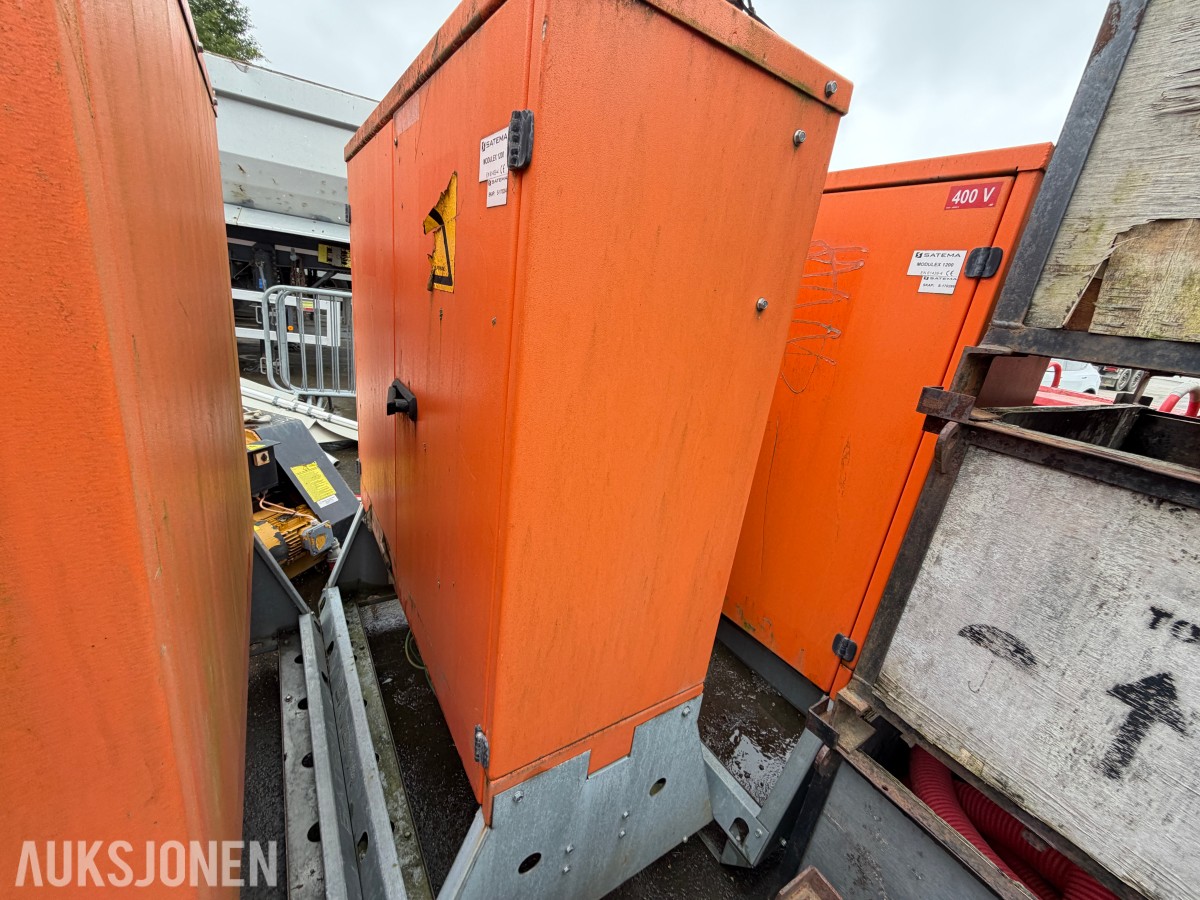 3 STK SATEMA MODULEX 1200 - BYGGESTRØMSKAP - 400V / 230V