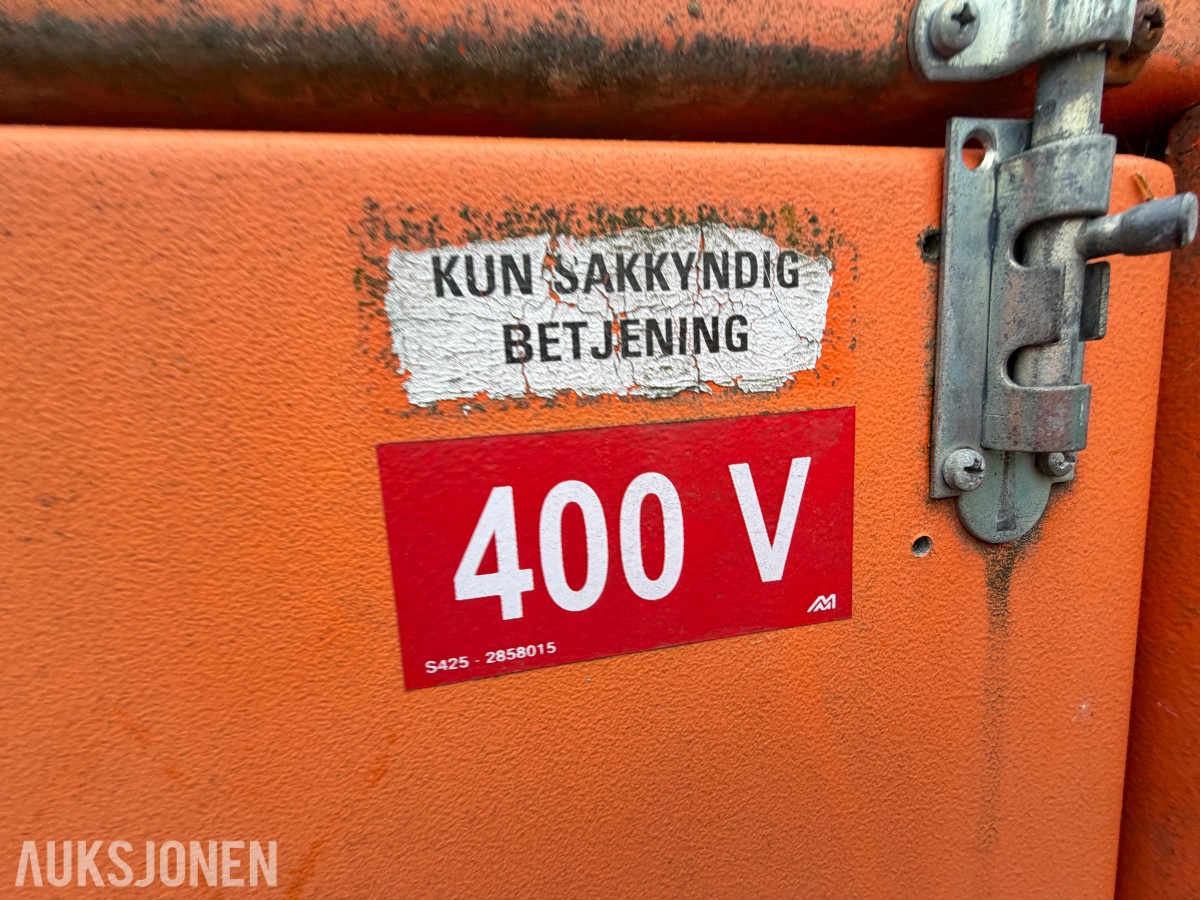 3 STK SATEMA MODULEX 1200 - BYGGESTRØMSKAP - 400V / 230V