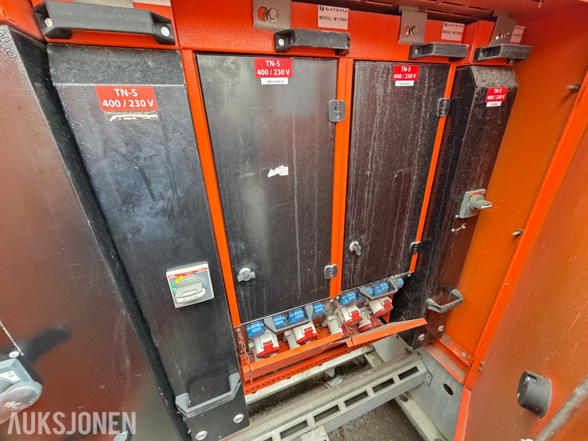 3 STK SATEMA MODULEX 1200 - BYGGESTRØMSKAP - 400V / 230V