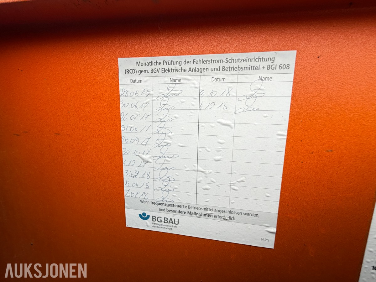 3 STK SATEMA MODULEX 1200 - BYGGESTRØMSKAP - 400V / 230V