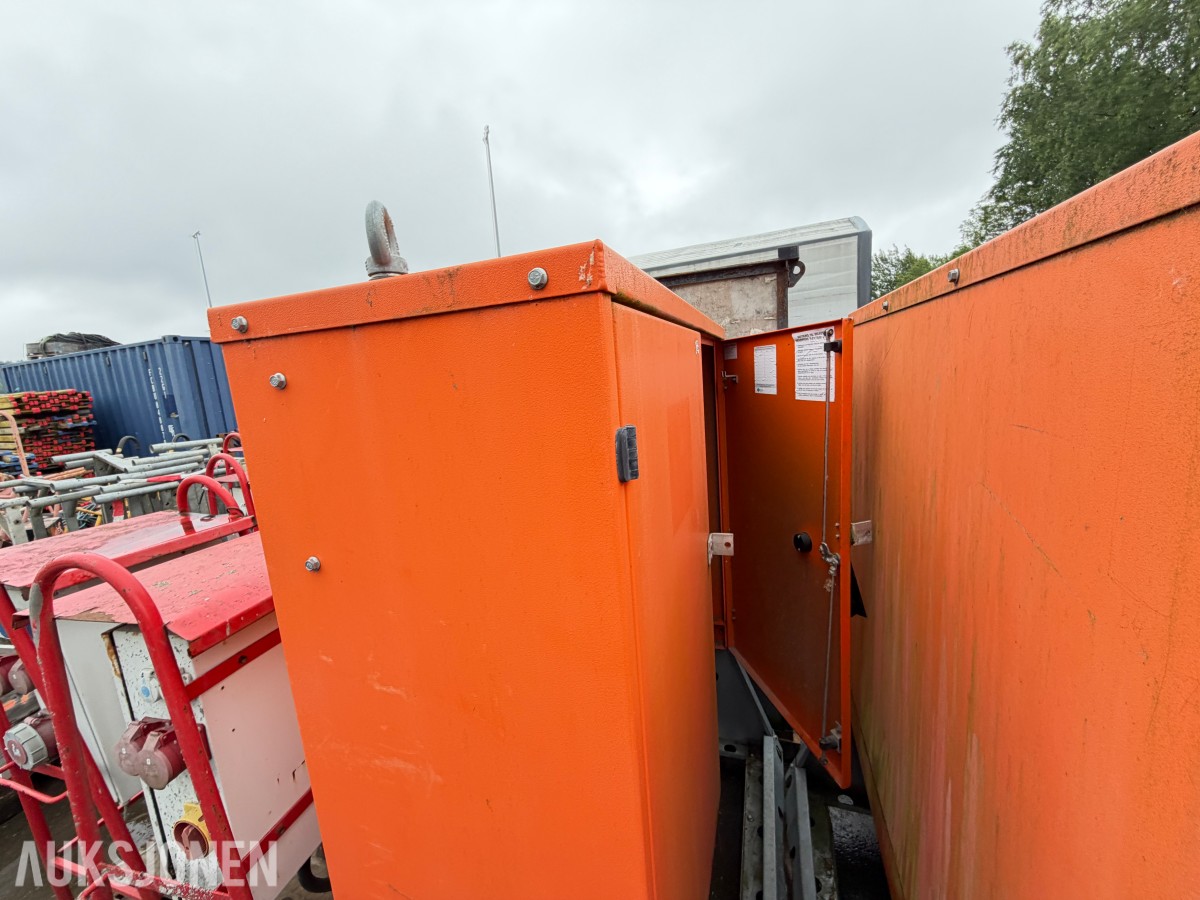3 STK SATEMA MODULEX 1200 - BYGGESTRØMSKAP - 400V / 230V