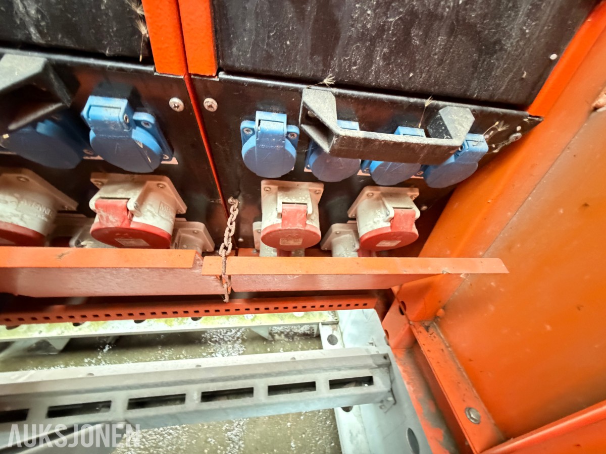 3 STK SATEMA MODULEX 1200 - BYGGESTRØMSKAP - 400V / 230V