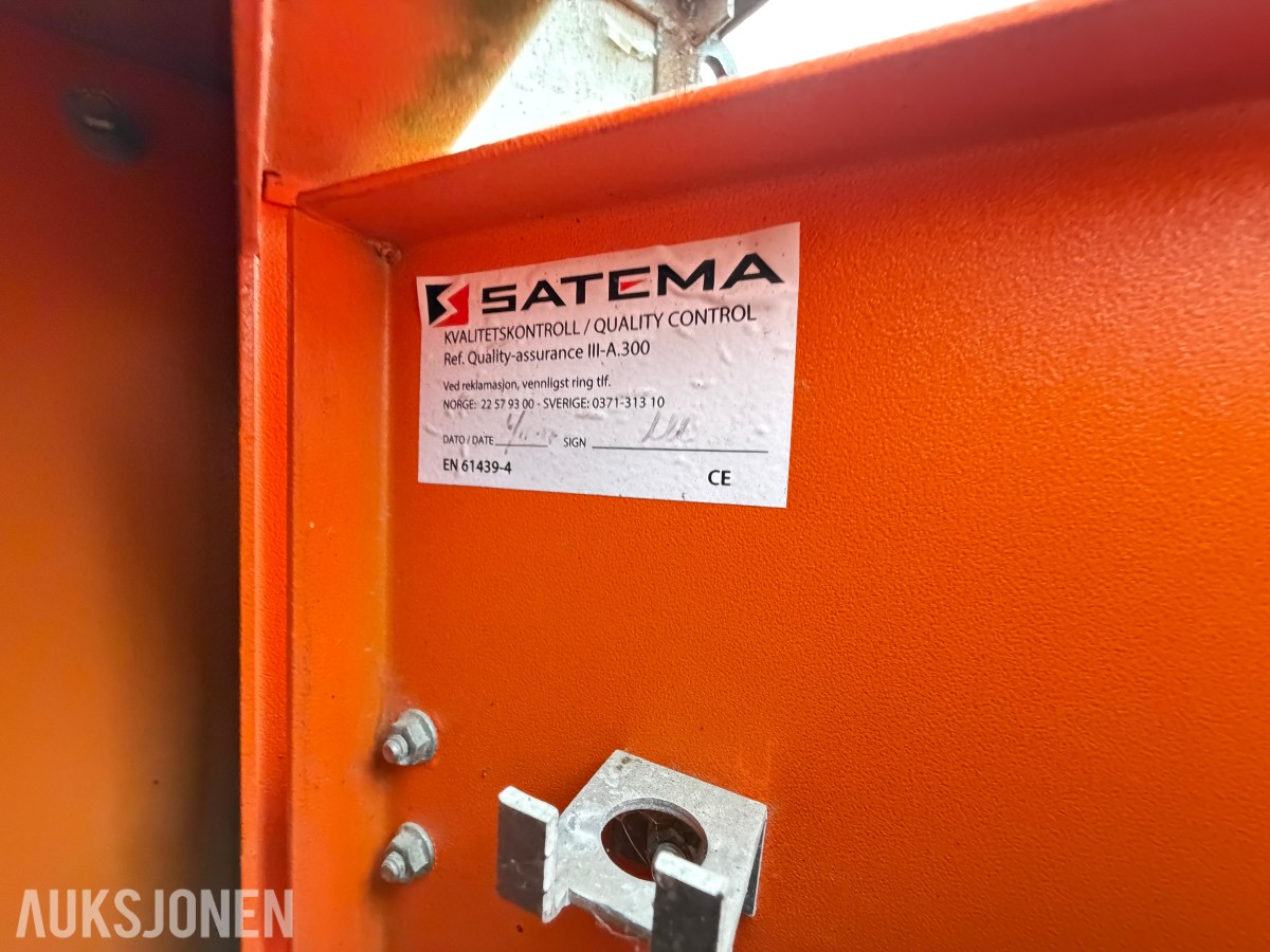 3 STK SATEMA MODULEX 1200 - BYGGESTRØMSKAP - 400V / 230V