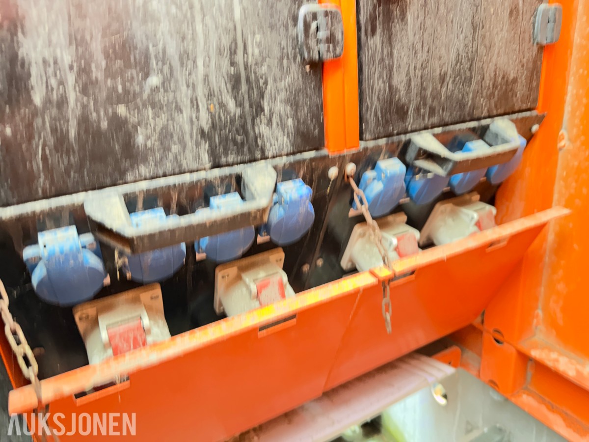 3 STK SATEMA MODULEX 1200 - BYGGESTRØMSKAP - 400V / 230V