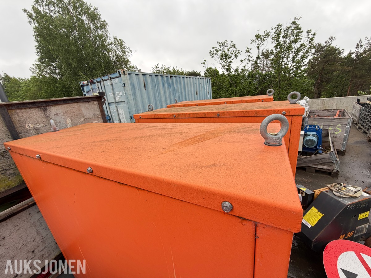 3 STK SATEMA MODULEX 1200 - BYGGESTRØMSKAP - 400V / 230V