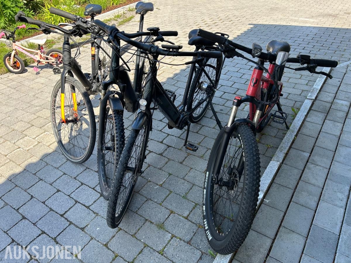Parti med El sykkel og vanlig sykkel