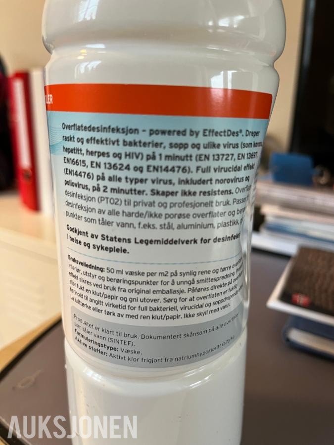 Effectdes overflate-desinfeksjon 2021