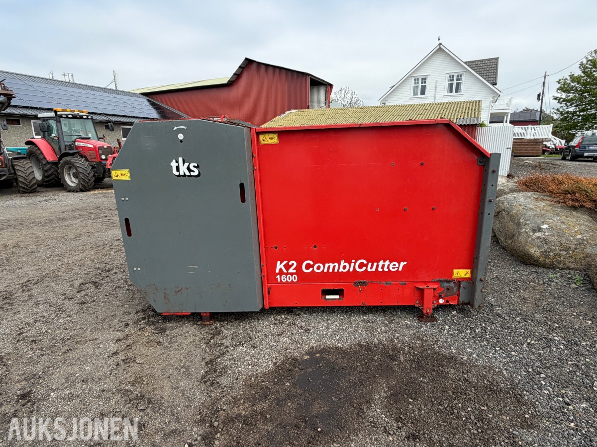TKS K2 combicutter 1600 - rundballerive