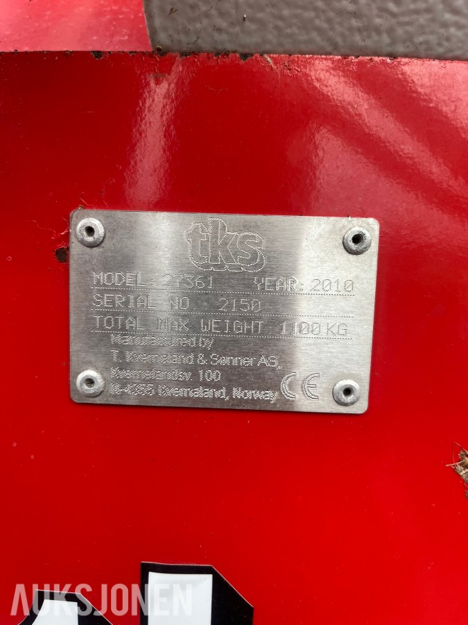 TKS K2 combicutter 1600 - rundballerive