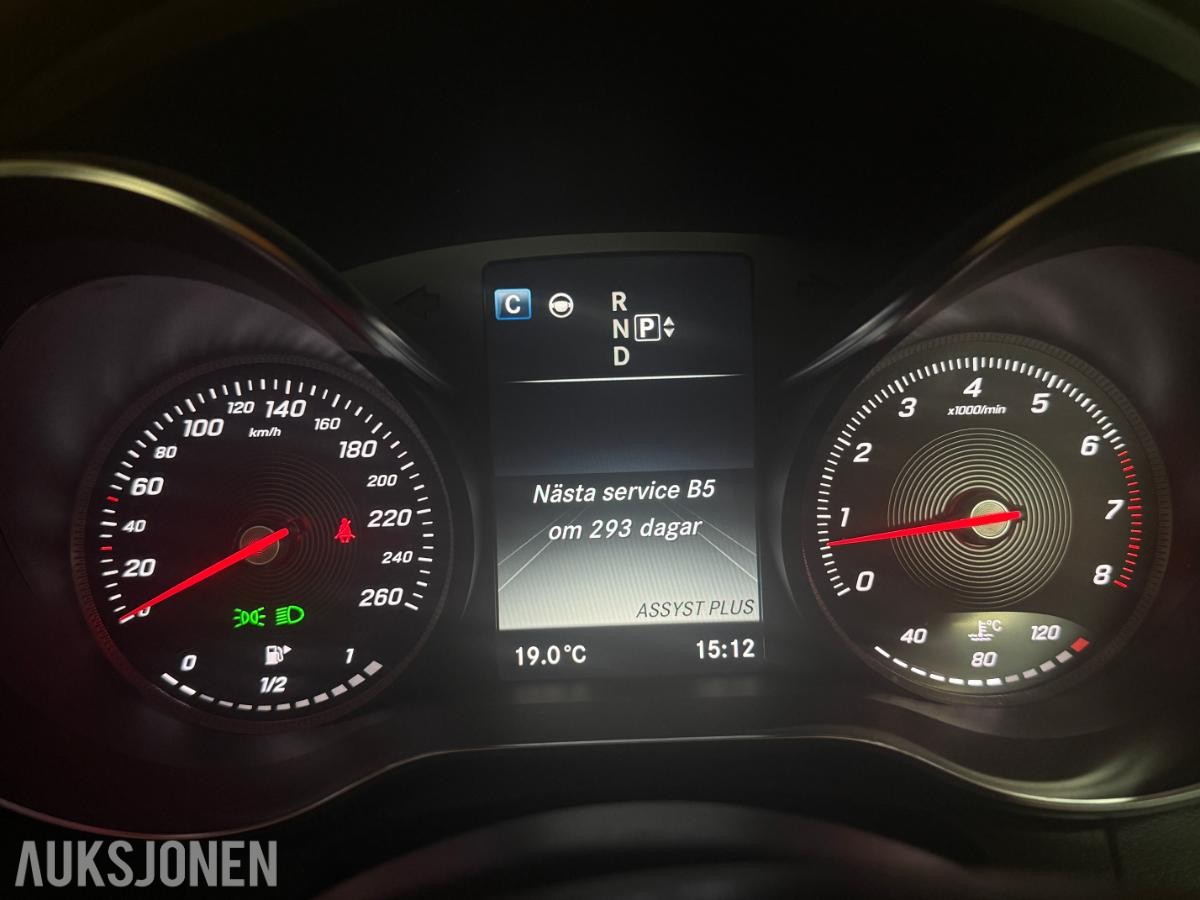 2014 Mercedes-Benz C200 184HK Automat, Adaptiv cruisekontroll, Ryggekamera
