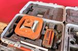 GeoMax, Nedo og Leica måle-/laserutstyr med stativer og kofferter