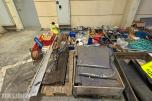 Parti med industriutstyr, festemateriell, CAT-deler og diverse komponenter