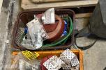 Parti med industriutstyr, festemateriell, CAT-deler og diverse komponenter