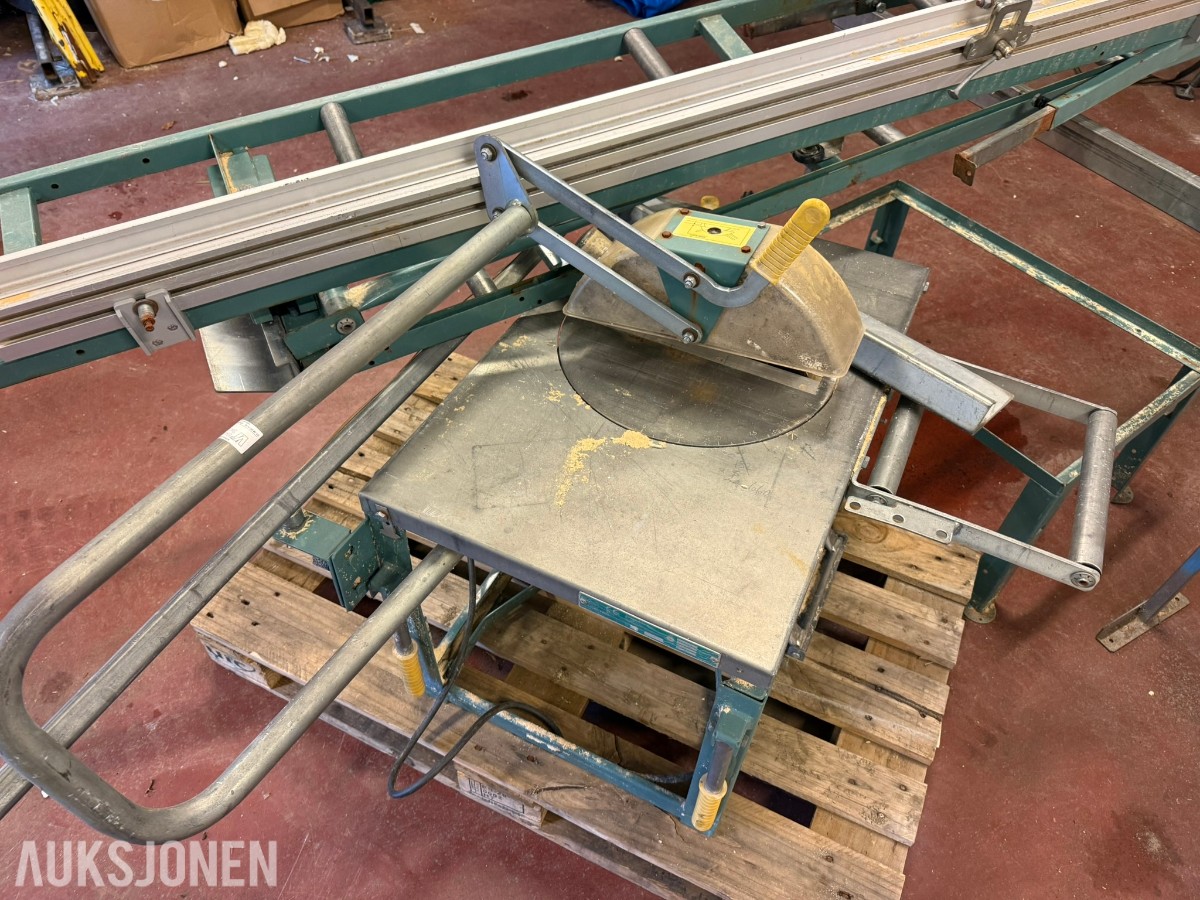 Ernex 1203 kapp og bordsag 230V – med rullebord