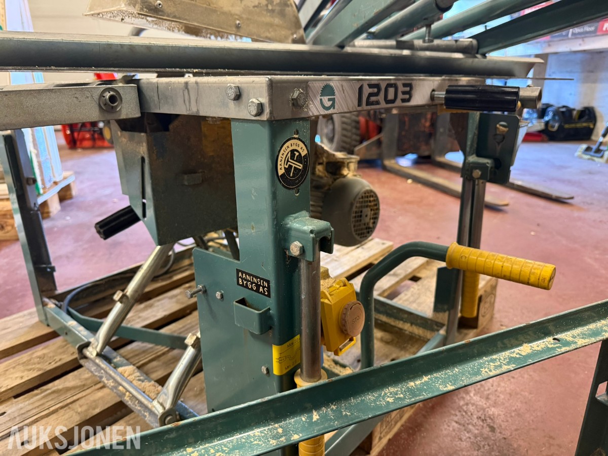 Ernex 1203 kapp og bordsag 230V – med rullebord