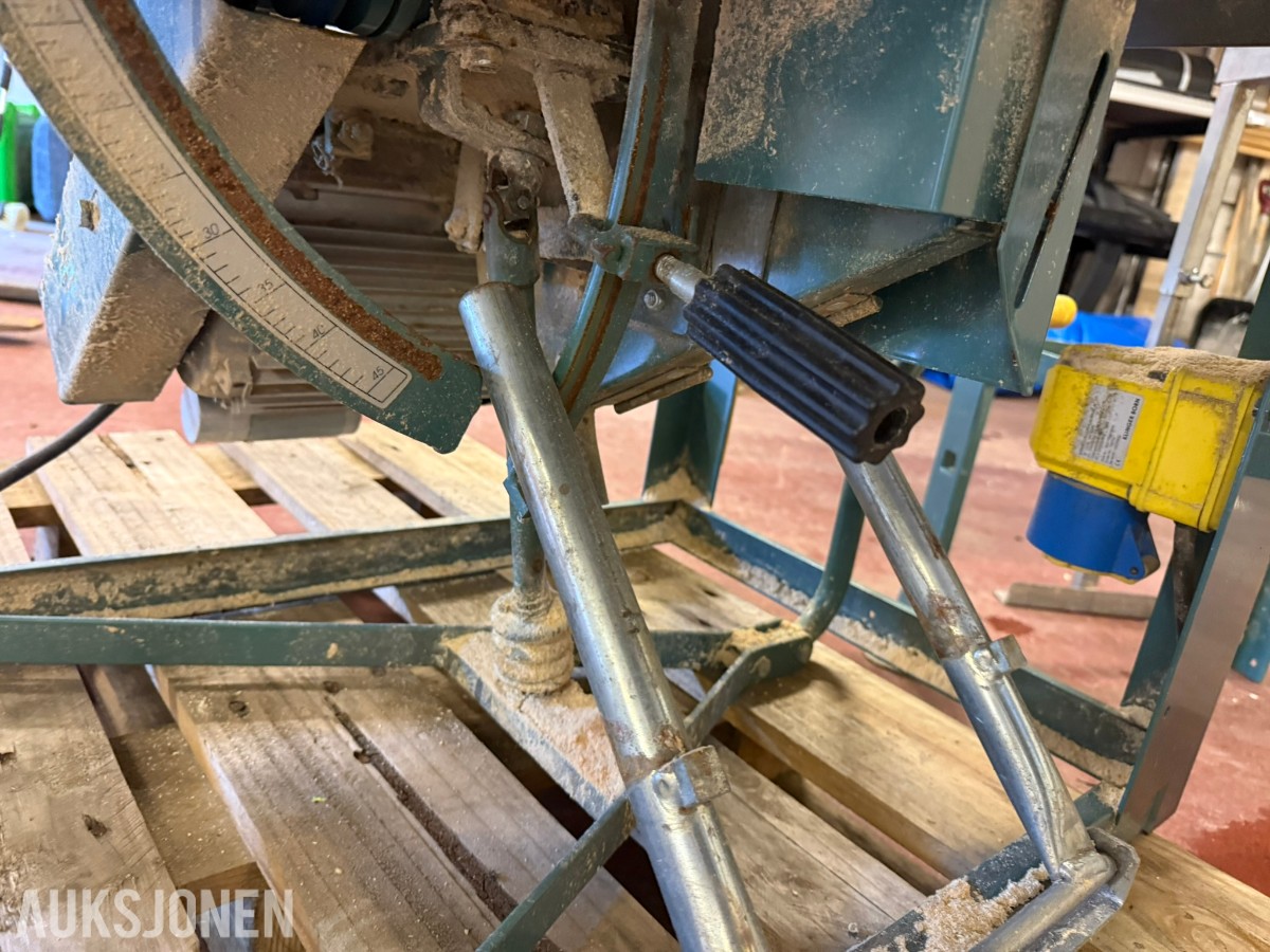 Ernex 1203 kapp og bordsag 230V – med rullebord
