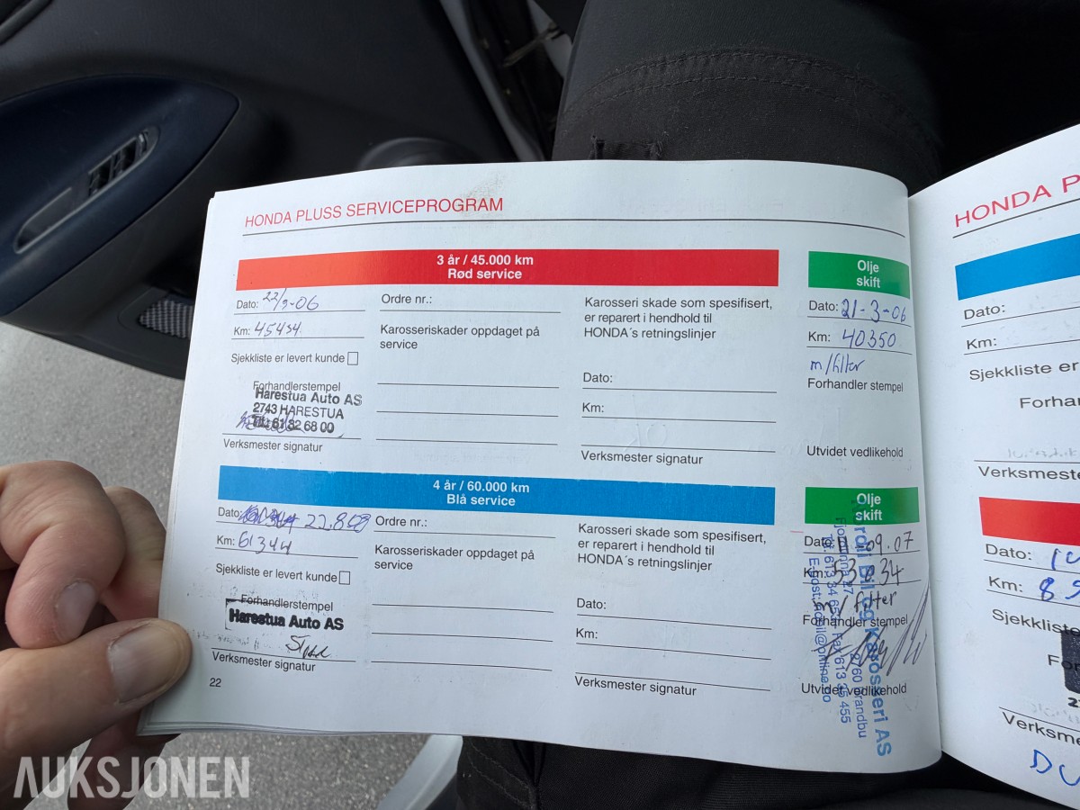 2001 Honda HR-V 1.6-105 4WD / Få eiere / Servicehistorikk / Hengerfeste