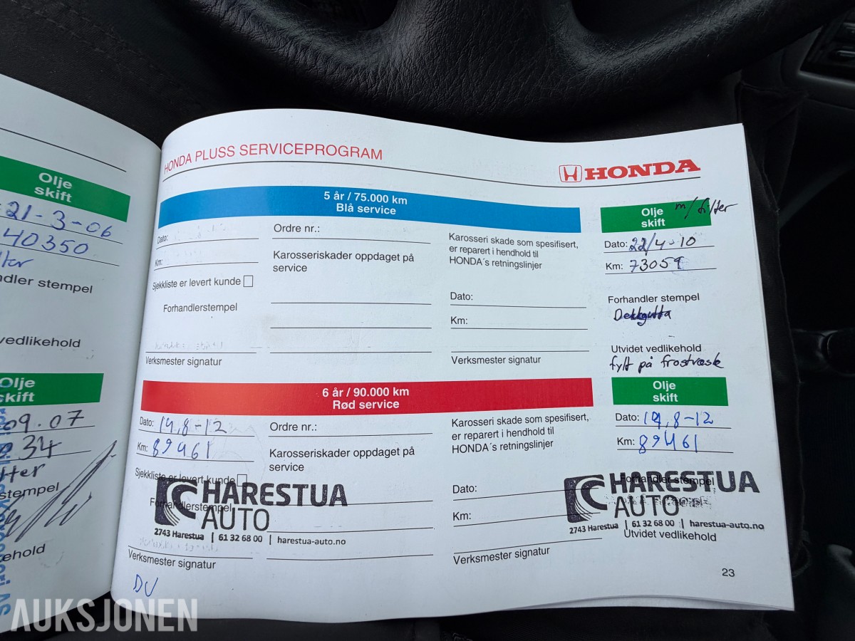 2001 Honda HR-V 1.6-105 4WD / Få eiere / Servicehistorikk / Hengerfeste