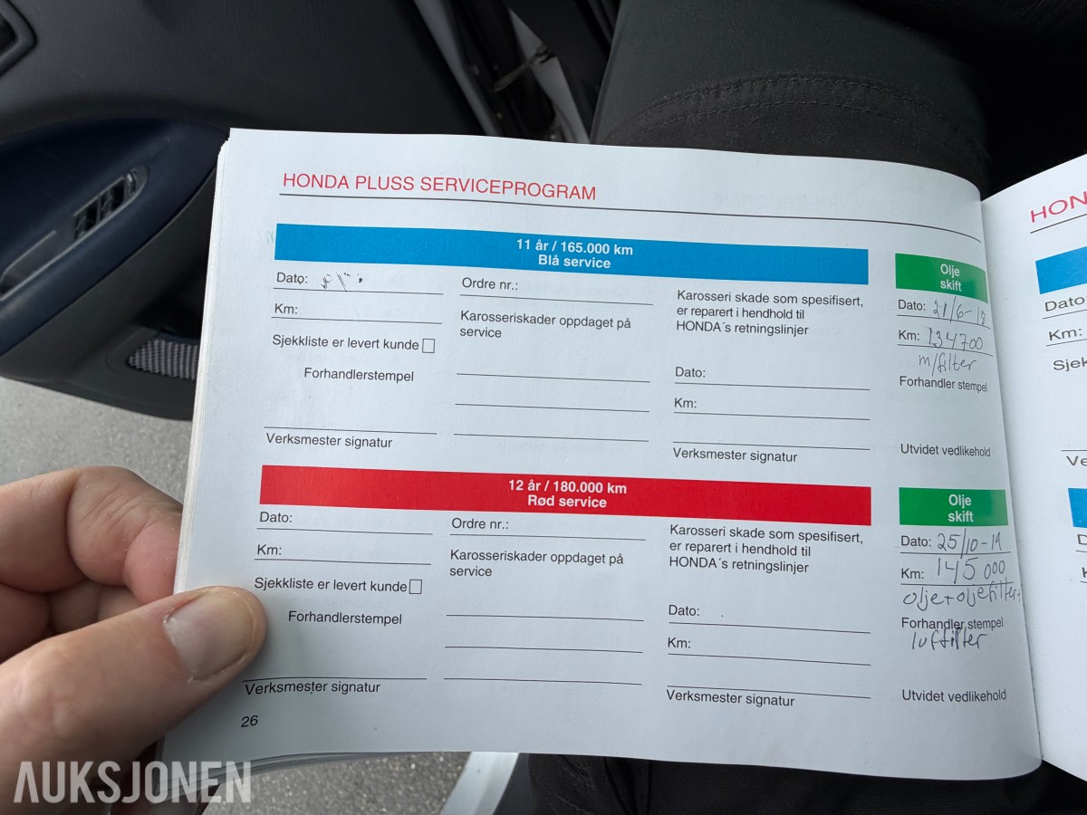 2001 Honda HR-V 1.6-105 4WD / Få eiere / Servicehistorikk / Hengerfeste