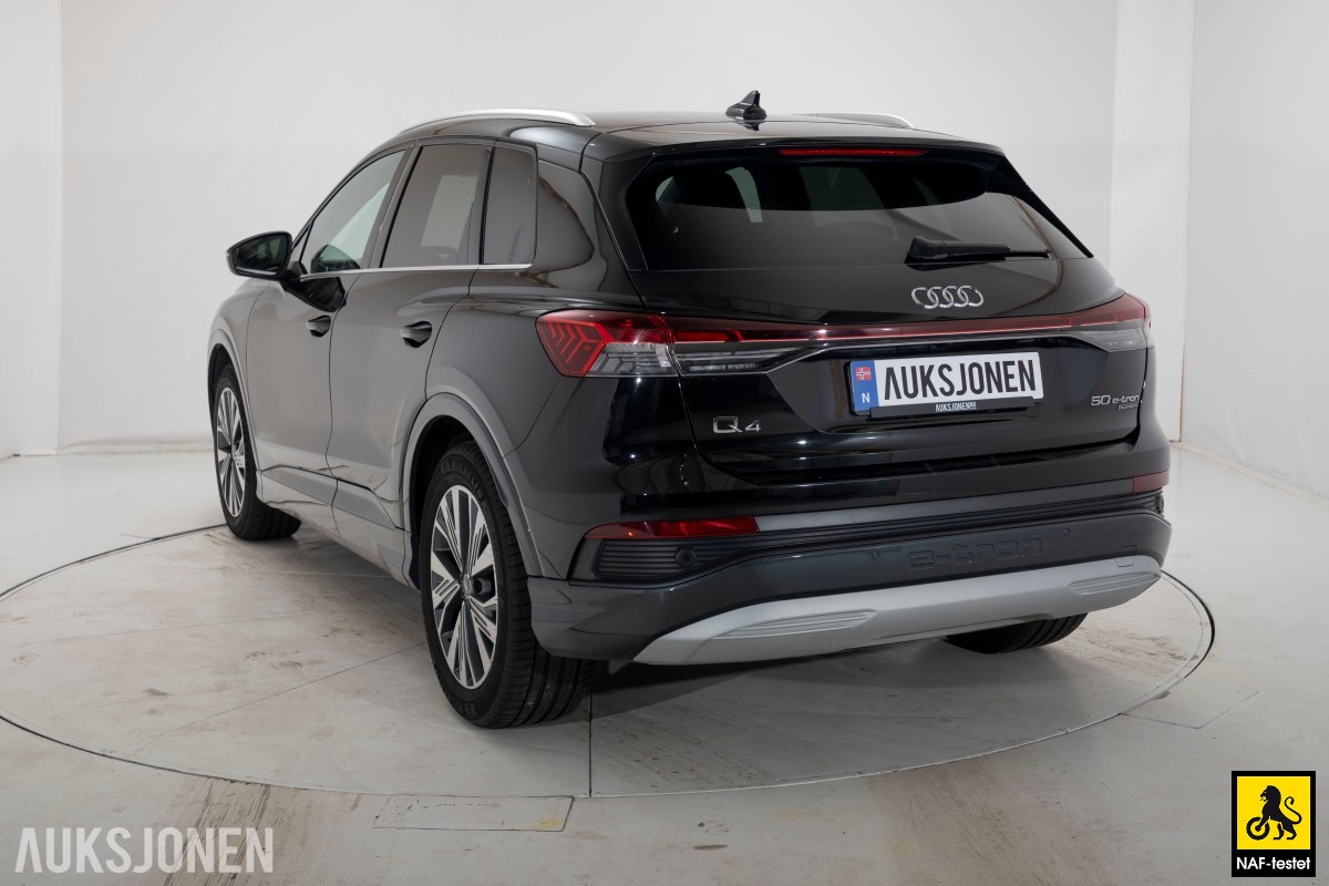 2022 Audi Q4 50 QUATTRO EN EIER HENGERFESTE SPORTSSETER KAMERA
