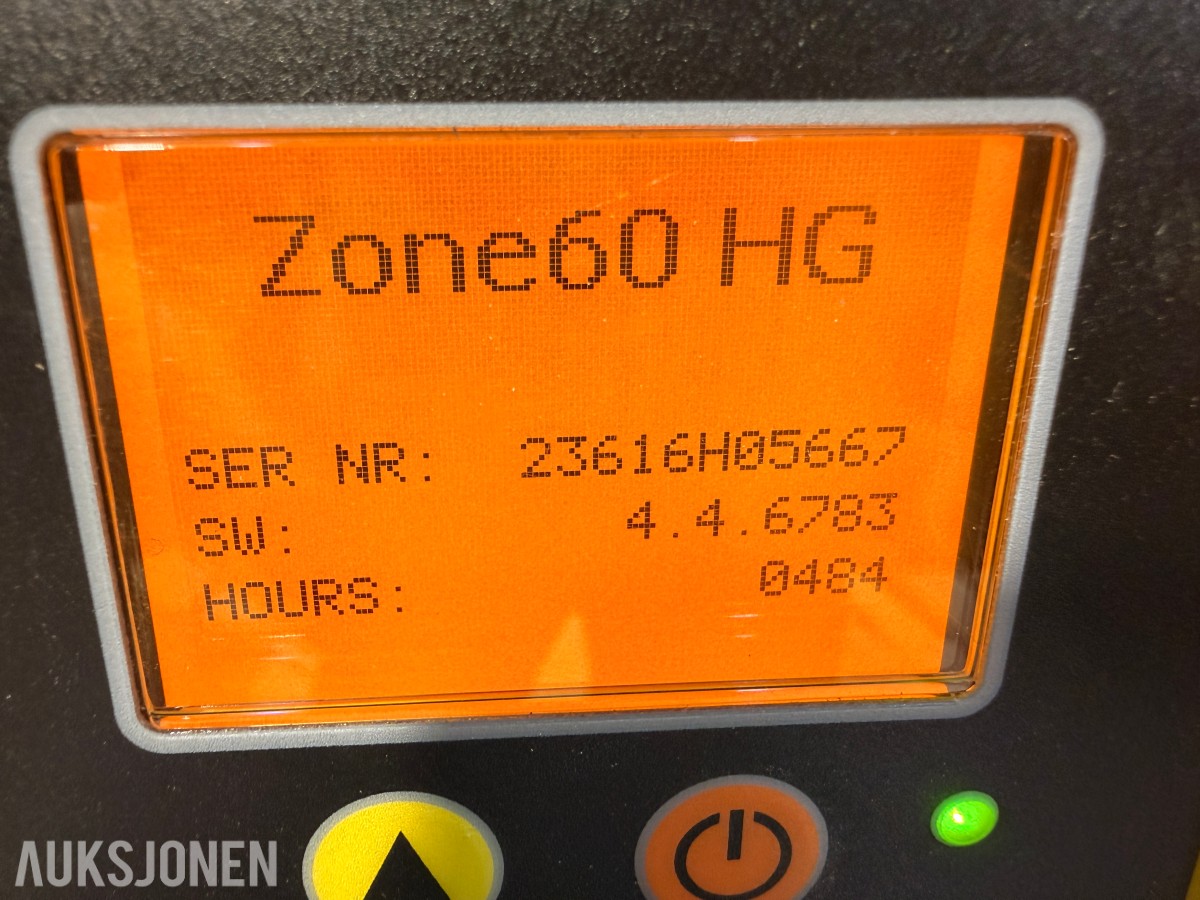 GeoMax Zone60 HG rotasjonslaser med mottaker, stativ og målestang