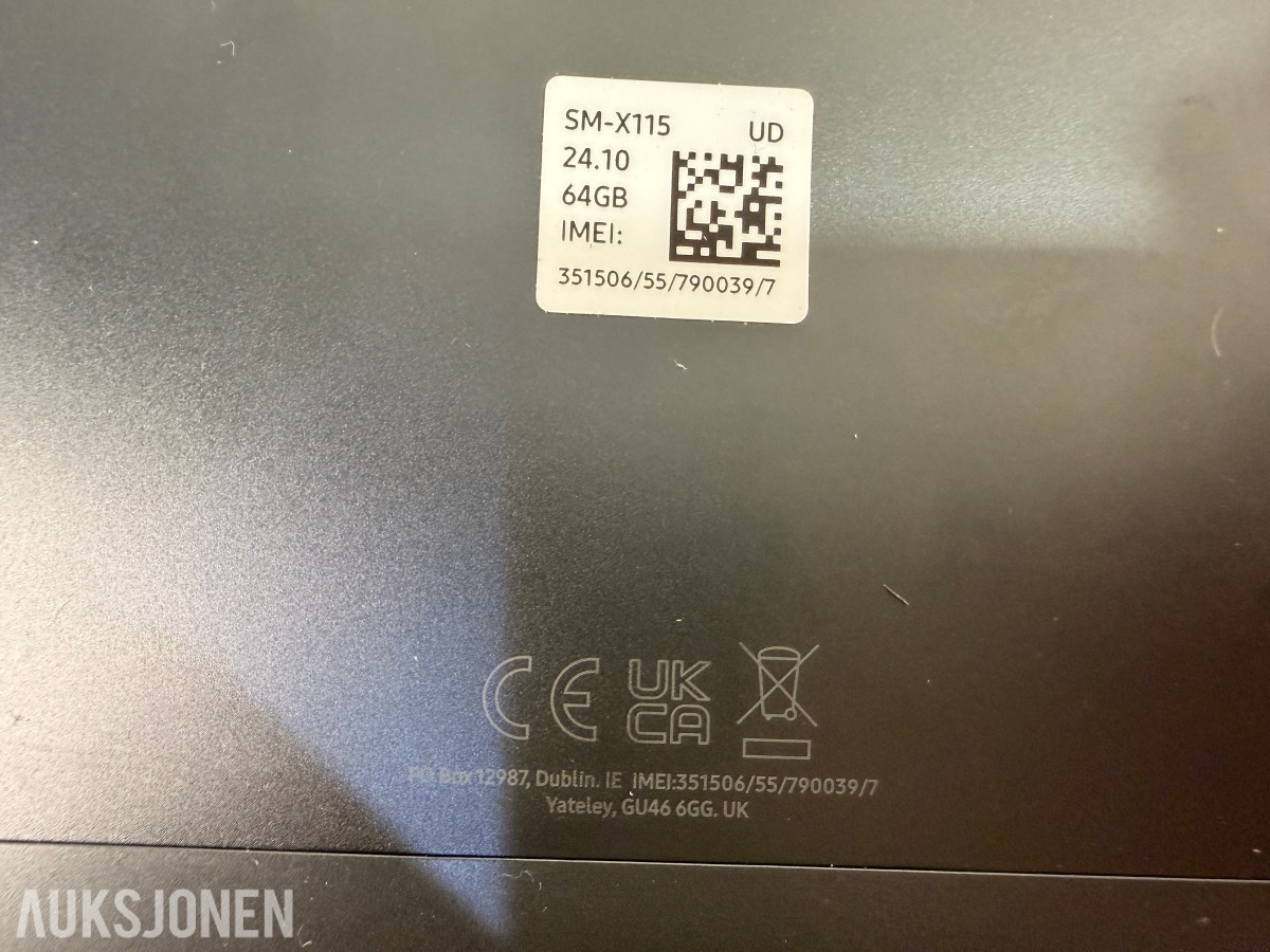 Samsung Galaxy Tab A9 LTE 64GB, modell SM-X115