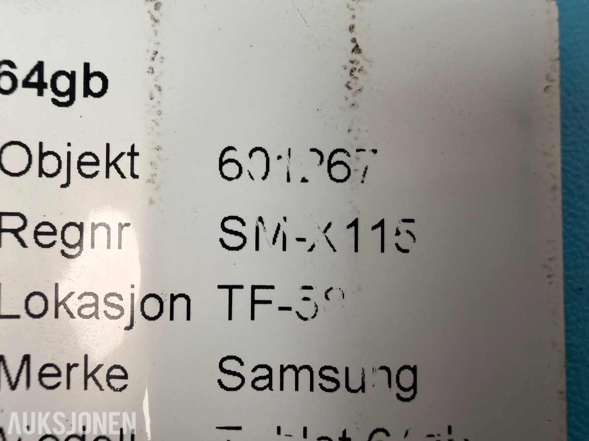 Samsung Galaxy Tab A9 LTE 64GB, modell SM-X115