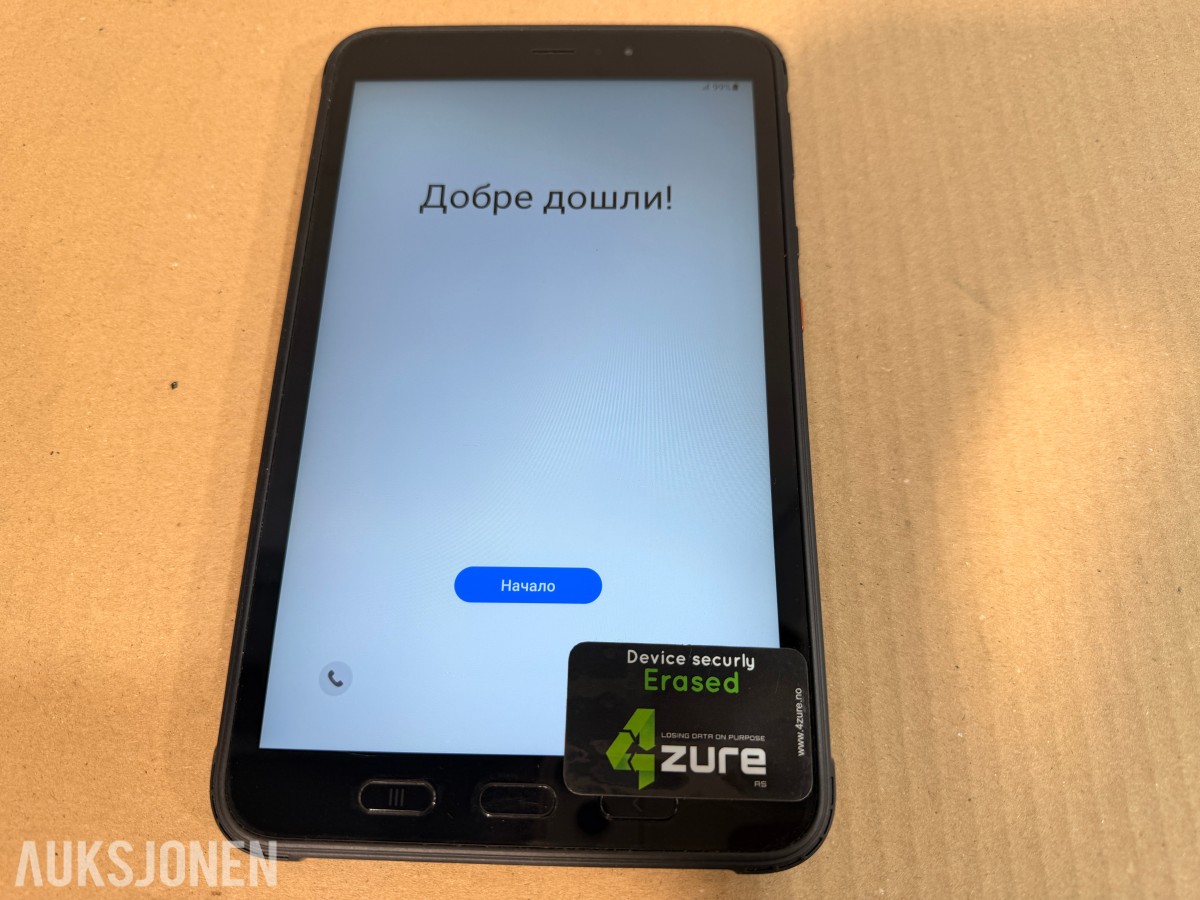 Samsung Galaxy Tab Active3 SM-T575 64GB LTE med svart beskyttelsesdeksel