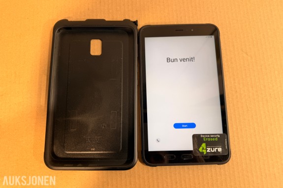 Samsung Galaxy Tab Active3 SM-T575 64GB LTE med svart beskyttelsesdeksel