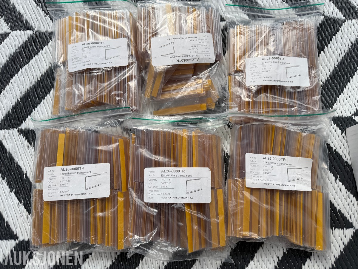 Delfi/Breece Chroma-4 elektroniske hylleetiketter med tilbehør