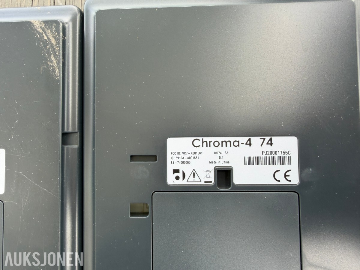 Delfi/Breece Chroma-4 elektroniske hylleetiketter med tilbehør