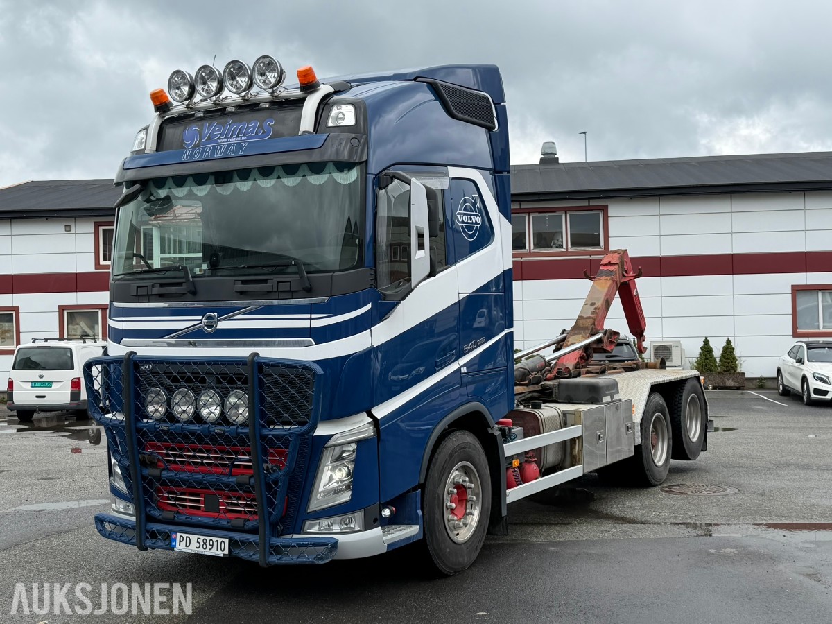 2017 Volvo FH540 krokbil med multilift krok / EU-godkjent