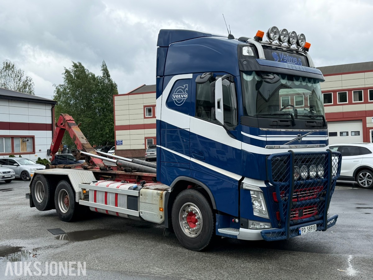 2017 Volvo FH540 krokbil med multilift krok / EU-godkjent