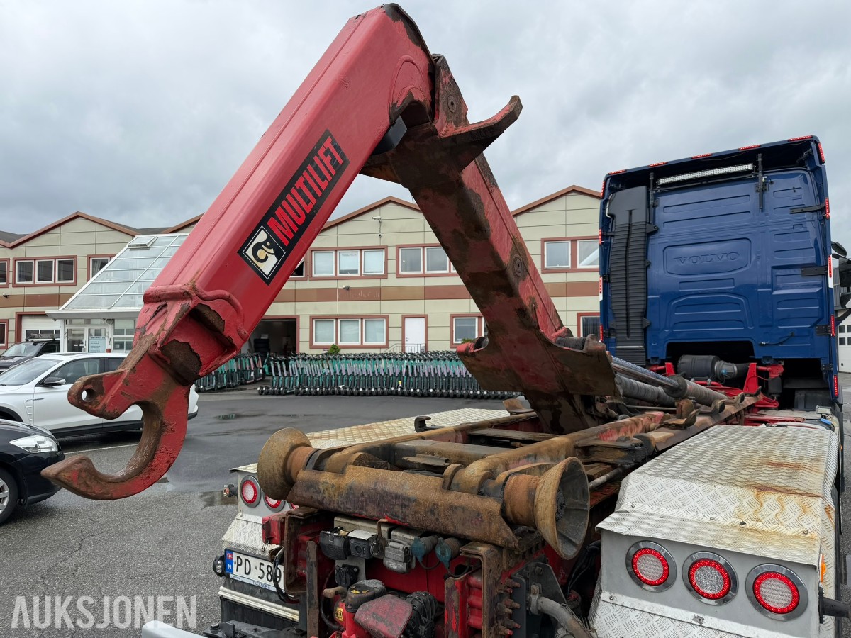 2017 Volvo FH540 krokbil med multilift krok / EU-godkjent