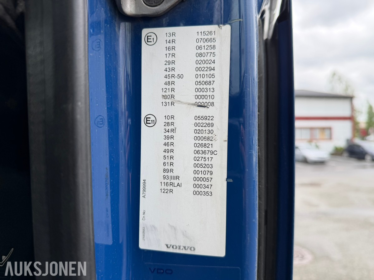 2017 Volvo FH540 krokbil med multilift krok / EU-godkjent