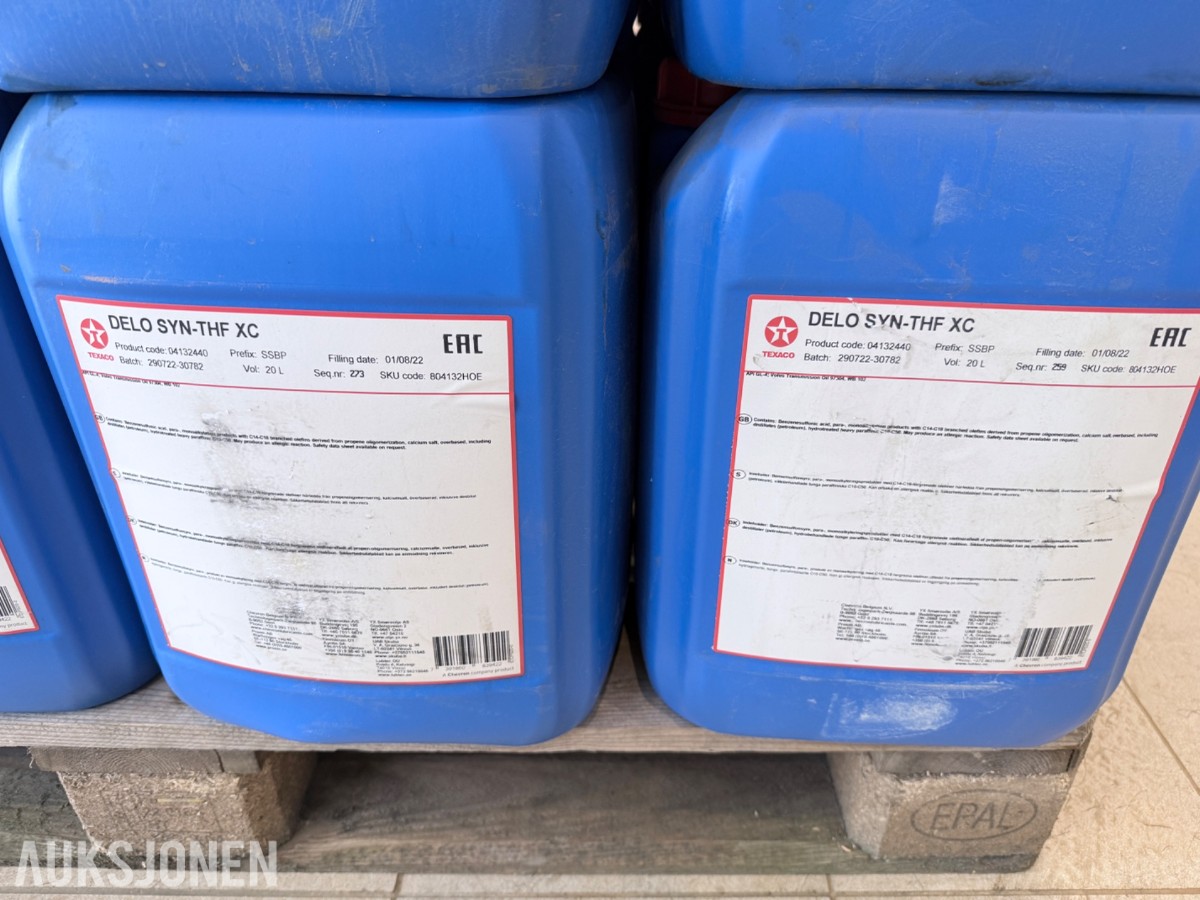 Parti med ATF- og THF-olje – Texaco Delo