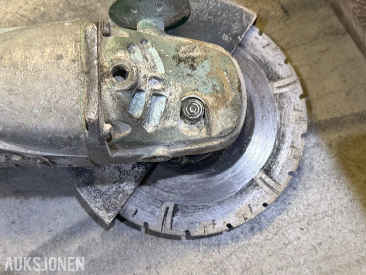 Parti med slipeskiver, kappeskiver og vinkelslipere – HiKOKI,Metabo og Hitachi