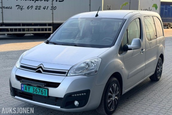 2018 CITROËN BERLINGO BLUEHDI 100 AUTOMAT PROFF L1 – CRUISEKONTROLL – PARKERINGSSENSOR – EU GODKJENT TIL 2028