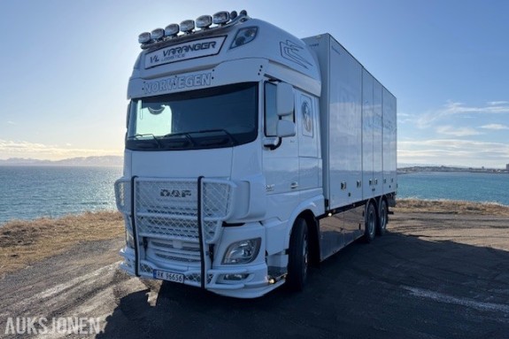 2016 DAF XF-510 Bussbygg skap m/sideåpning og bakløft / Selges med ny EU
