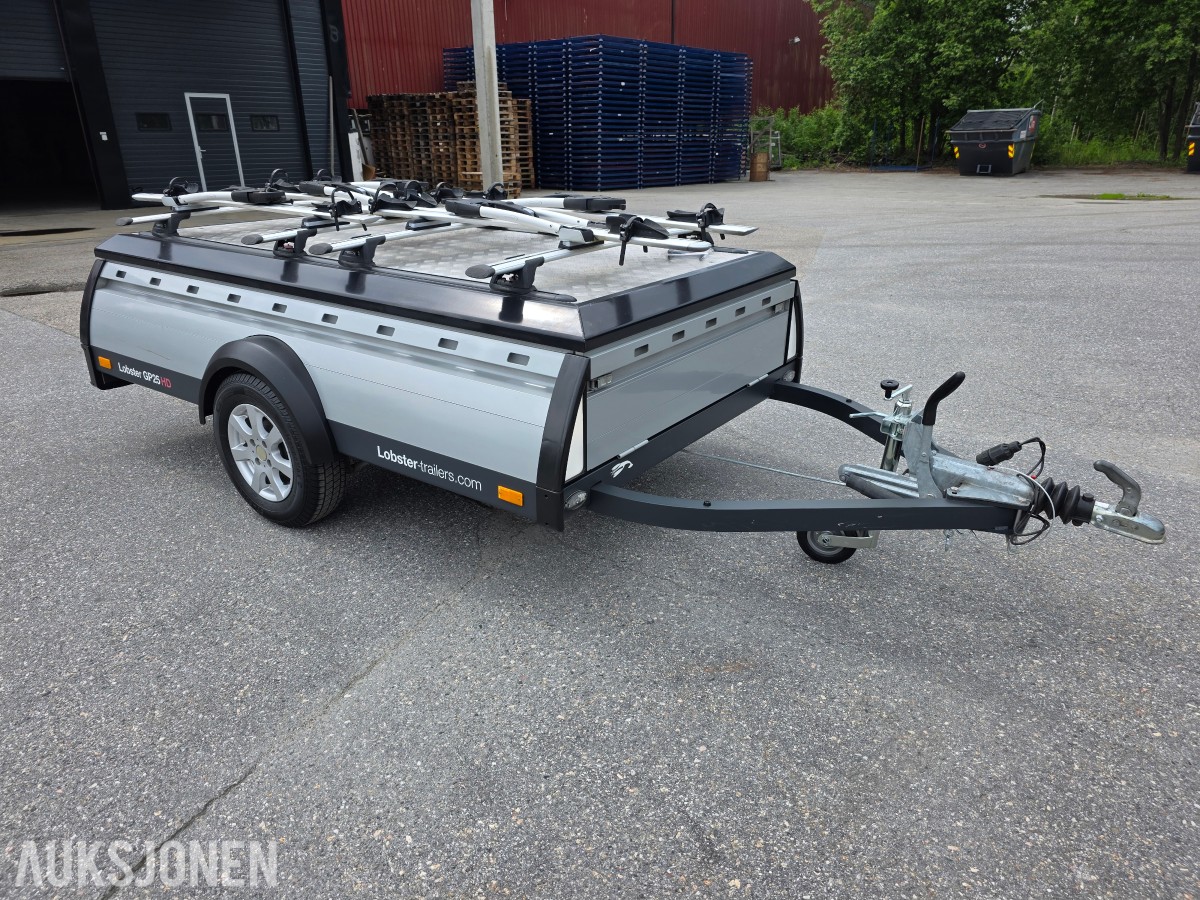 2015 Lobster GP25HD tilhenger med sykkelstativ/alulokk