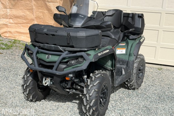 Can-Am Outlander Max xu+ 570 4*4 ATV - ATV Henger - brøyteskjær - skålharv  - Veiskrape - 96 timers auksjon