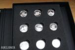 PERM MED 12 SØLV MEDALJER - "NORGES GRUNNLOV 1814-2014."
