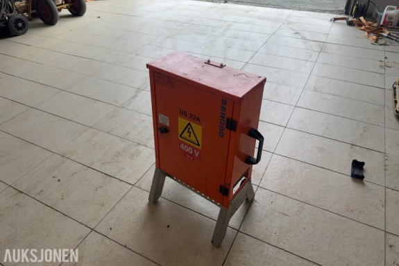 Holte Industri US 32A byggestrømsentral / undersentral 400V TN-S