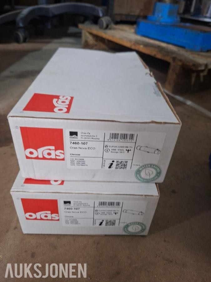 2 stk Oras Nova ECO 7460-107 (nytt) - Termostatisk dusjbatteri
