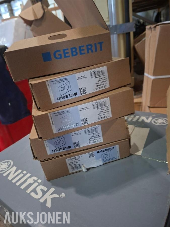 Geberit Sigma20 Betjeningsplate – Krom/Satinert (Ny i eske) 5 stk