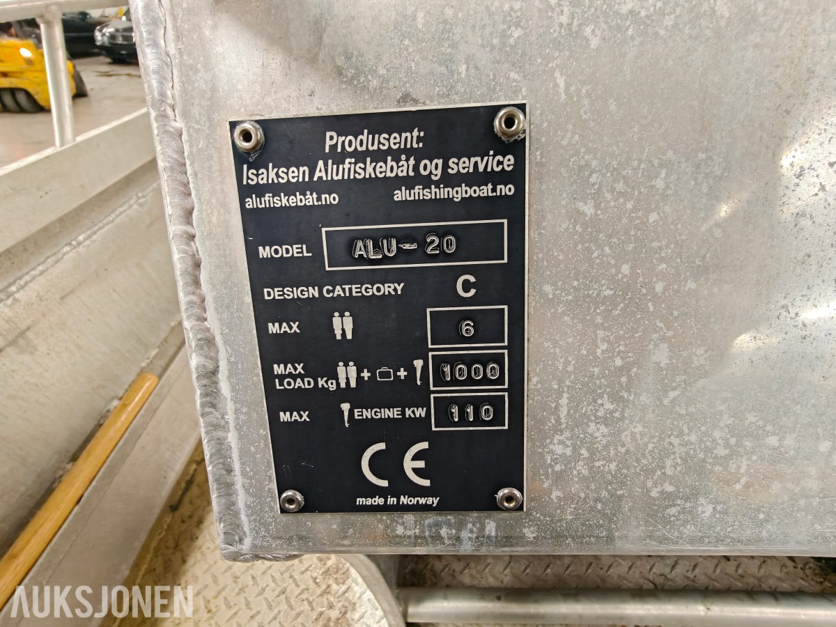 2014 Alufish ALU-20 - 140 HK SUZUKI -