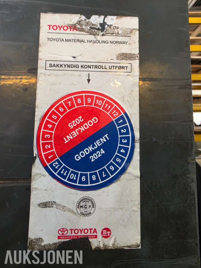 2003 Toyota 7FBRE25-1 skyvemasttruck