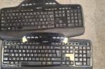 IT-utstyrsparti med skjermer, dockingstasjoner, Logitech Group og tilbehør