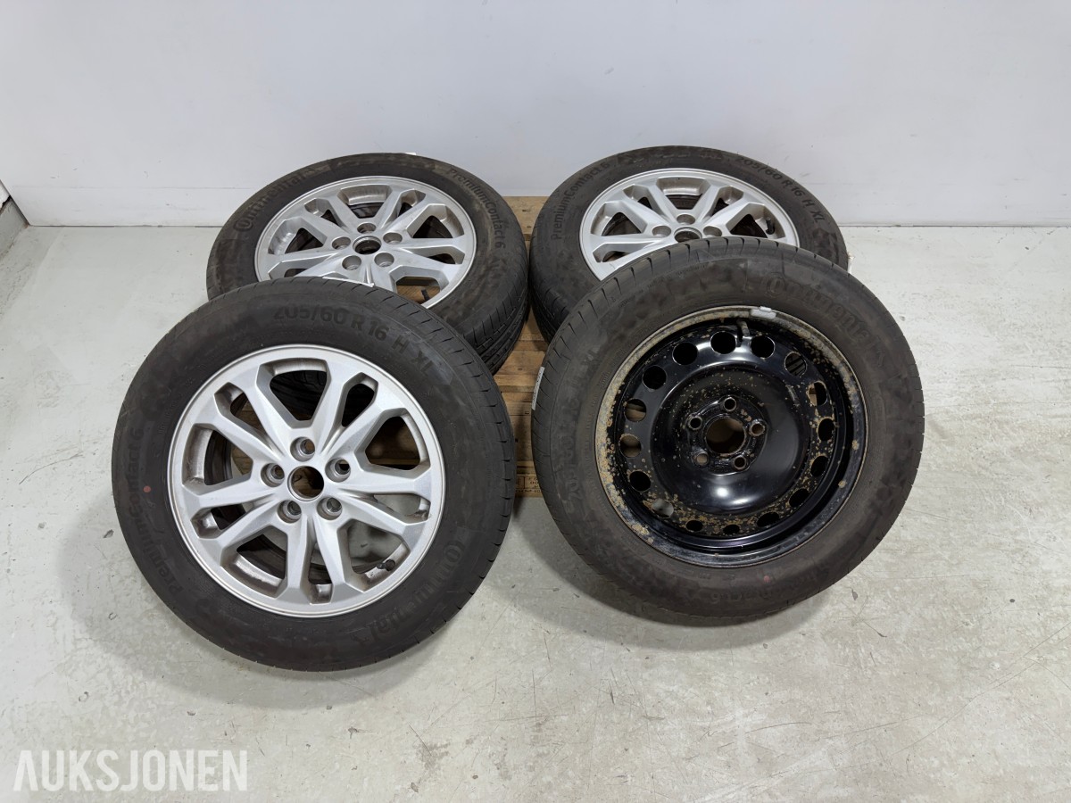 3 STK ford felger 1 STK Alu felg 5x108