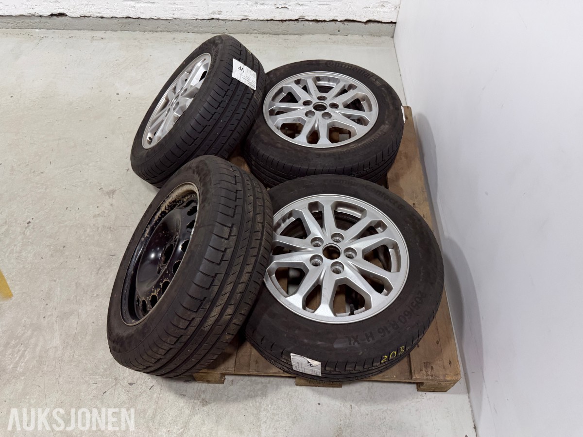 3 STK ford felger 1 STK Alu felg 5x108